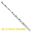 Broca escalonada para telha - 63, x 10,9 x 210 mm cod 1299 fertak