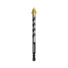 Broca Excêntrica Serrilhada De Quatro Arestas De 6-12mm Para Perfuração a Seco De Azulejo, Vidro,