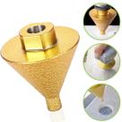 Broca Fura Piso Chanfro Diamantada Cônica Escalonada Desbaste Porcelanato Esmerilhadeira M14 + Nfe