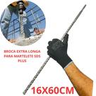 Broca Longa Widea 16mm x 60cm Sds Plus Martelete E Furadeira