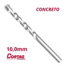 BROCA PARA CONCRETO 10,0 mm x 150 mm PONTA METAL DURO CORTAG COD 60067 BROCA PARA CONCRETO 10,0 mm x 150 mm PONTA METAL DURO CORTAG COD 60067