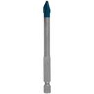 Broca para porcelanato 7 x 90 mm Hardceramic - HEX-9 Broca para porcelanato 7 x 90 mm Hardceramic - HEX-9