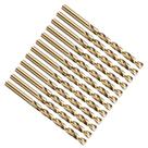 Broca PATIKIL 1 Micro Jobber Straight Shank M2 HSS, pacote com 12