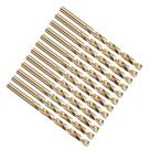 Broca PATIKIL 18 Micro Jobber Straight Shank M2 HSS, pacote com 12