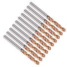 Broca PATIKIL 2,7 mm Carbide Twist Jobber Bits, pacote com 10