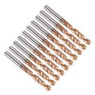 Broca PATIKIL de 3 mm Carbide Twist Jobber Bits, pacote com 10