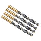 Broca PATIKIL de 9 mm Jobber Straight Shank 4341 HSS, pacote com 4 Broca PATIKIL de 9 mm Jobber Straight Shank 4341 HSS, pacote com 4