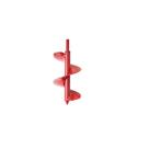 Broca Power Planter Auger 18 cm Aço 7" Vermelha 3/8" Hex