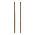 Broca Profissional Aço Rápido Cobalto 2mm 2 Peças 714029 MTX
