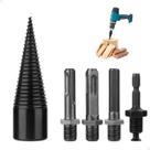 Broca Racha Lenha 32mm para Furadeira com 4 Hastes Universal Lorben