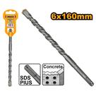 Broca SDS Plus 6mm x 160mm para alvenaria INGCO Broca SDS Plus 6mm x 160mm para alvenaria INGCO