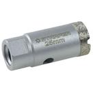 Broca Serra Copo Diamantada 25mm Rosca M14 para Esmerilhadeira Furos Limpos Telhas Tijolos Cêramica Azulejo