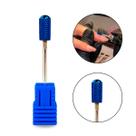 Broca Tungstênio M-Blue Smooth Top Corte Médio Unha Gel Fibra Alongamento Manicure Lixadeira Profissional