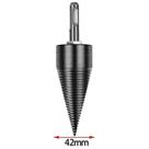 Brocas de chave de fenda Broca de lenha de alta velocidade com haste redonda de 42 mm, divisor de madeira, ferramentas de driver de cone de divisão de parafuso