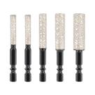Brocas De Diamante De Dupla Função 6-12mm Com Haste Hexagonal Para Cerâmica, Mármore, Granito,
