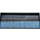 Brocas de diamante Drilax 1 mm 2 mm 3 mm para vidro, pedra - 30 unidades