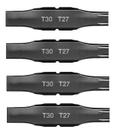 Brocas de reposição para chave de fenda Galvanox Torx T30/T25 Leatherman