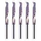 Brocas de roteador CNC de canal único de carboneto SpeTool 5PCS 1/8 Shank