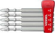 Brocas de torção de esfera de impacto VESSEL IBMG90PH2K5 PH2X90 5PC