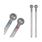 Brocas De Unha Redondas Pequenas De 5mm Com Ponta De Diamante Para Limpeza De Cutículas, Cabeça