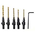 Brocas Escariadoras Kit Com 6 Peças - Brocas Escariadora