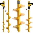 Brocas NAFOGAR Garden Auger Spiral 5 cm e 9 cm
