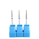 Brocas para Broca de Unha MZCMSL 3pcs Diamante para Cutículas 43mm