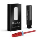 Brocas para unhas MelodySusie Super Cut Edition 5 em 1 vermelhas