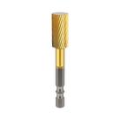 Brocas Rotativas De Aço Carbídico Revestidas De Titânio Com Haste Hexagonal Para Fresagem CNC