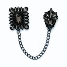 Broche Alfinete Lapela Colarinho Decorativo Gótico Corrente Bijuteria Luxo Broche Alfinete Lapela Colarinho Decorativo Gótico Corrente Bijuteria Luxo
