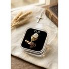 Broche Botton de Metal Eucaristia Santa Ceia JHS + Caixinha Broche Botton de Metal Eucaristia Santa Ceia JHS + Caixinha
