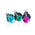 Broche Colorful Ladybug Trio Cute Insect Blouse Pins