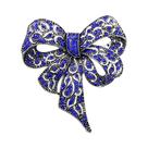 Broche de arco cravejado de strass feminino, acessórios de roupas da moda alfinetes joias Broche de arco cravejado de strass feminino, acessórios de roupas da moda alfinetes joias