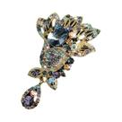 Broche De Cristal Vintage Elegante Para Mulheres E Homens, Acessório Clássico De Alta Qualidade Para