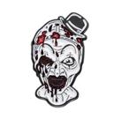 Broche De Esmalte De Palhaço Terrifier Com Óculos De Sol De Girassol, Crachá De Lapela De Filme De