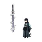 Broche De Esmalte Demon Slayer Anime Kimetsu No Yaiba Espada Pin Cosplay Lembrança Distintivo De