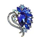 Broche De Flor Com Strass Unissex Para Mulheres, Alfinetes De Moda Em Vidro Colorido, Presentes Para Broche De Flor Com Strass Unissex Para Mulheres, Alfinetes De Moda Em Vidro Colorido, Presentes Para