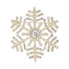 Broche De Natal Unissex Feminino Com Strass Floco De Neve E Flor De Vidro - Acessório De Joalheria Broche De Natal Unissex Feminino Com Strass Floco De Neve E Flor De Vidro - Acessório De Joalheria
