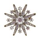 Broche de Strass e Pérolas Barrocas Luxuoso para Vestido de Festa e Casamento Broche de Strass e Pérolas Barrocas Luxuoso para Vestido de Festa e Casamento