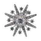 Broche de Strass e Pérolas Barrocas Luxuoso para Vestido de Festa e Casamento Broche de Strass e Pérolas Barrocas Luxuoso para Vestido de Festa e Casamento