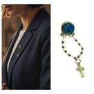 Broche Dezena Nossa Senhora Aparecida Dourado