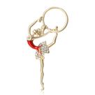 Broche Elegant Gymnastics Girl com argola para mulheres Broche Elegant Gymnastics Girl com argola para mulheres
