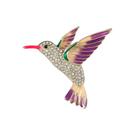 Broche Elegant Hummingbird Purple Enamel Wings Alloy Broche Elegant Hummingbird Purple Enamel Wings Alloy