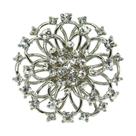 Broche Elegante Strass Flor Casual e Festa Akasaki BRG20735