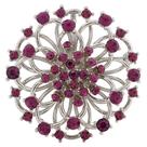Broche Elegante Strass Flor Casual e Festa Akasaki BRG20735
