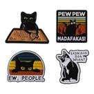 Broche Esmaltado De Gato LGBTQ Com Armas E Tábua Ouija, Joia De Lapela, Presente Para Amigos Broche Esmaltado De Gato LGBTQ Com Armas E Tábua Ouija, Joia De Lapela, Presente Para Amigos