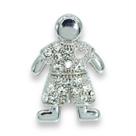 Broche Menino ou Menina Strass BRG1111