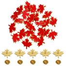 Broche Operitacx Maple Leaf, 40 peças de emblemas de lapela esmaltados