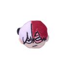 Broche para decoração em tecido Todoroki My Hero Academia 4cm Broche para decoração em tecido Todoroki My Hero Academia 4cm