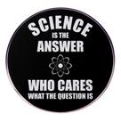 Broche Pin Creative Science Black Alloy Lapel Badge